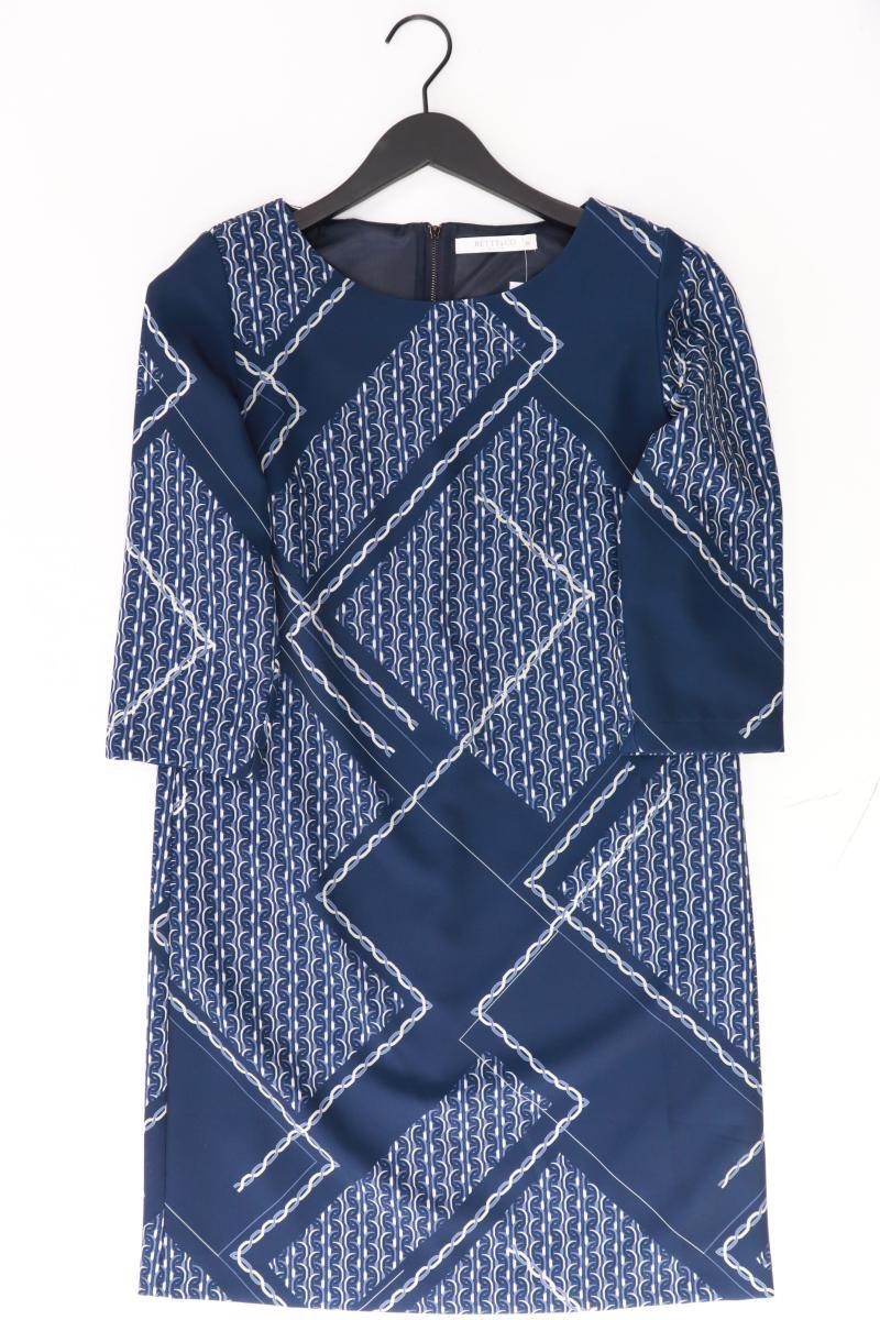 Betty & Co. Midikleid Gr. 36 neuwertig 3/4 Ärmel blau aus Polyester
