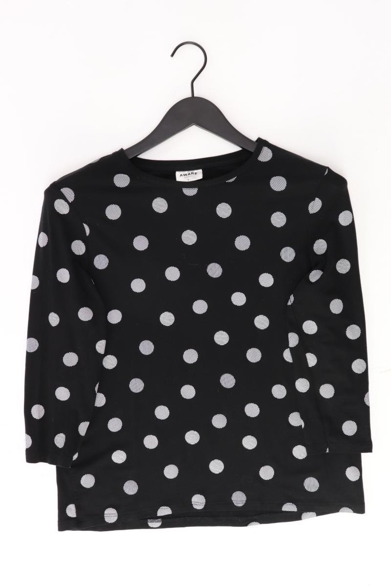 Vero Moda Regular Shirt Gr. S gepunktet 3/4 Ärmel schwarz aus Lyocell