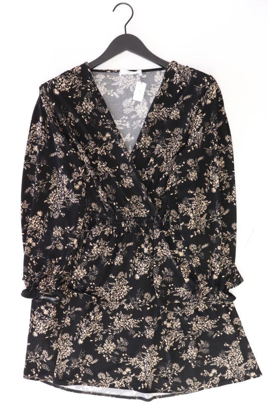 Mango Langarmkleid Gr. L schwarz aus Polyester