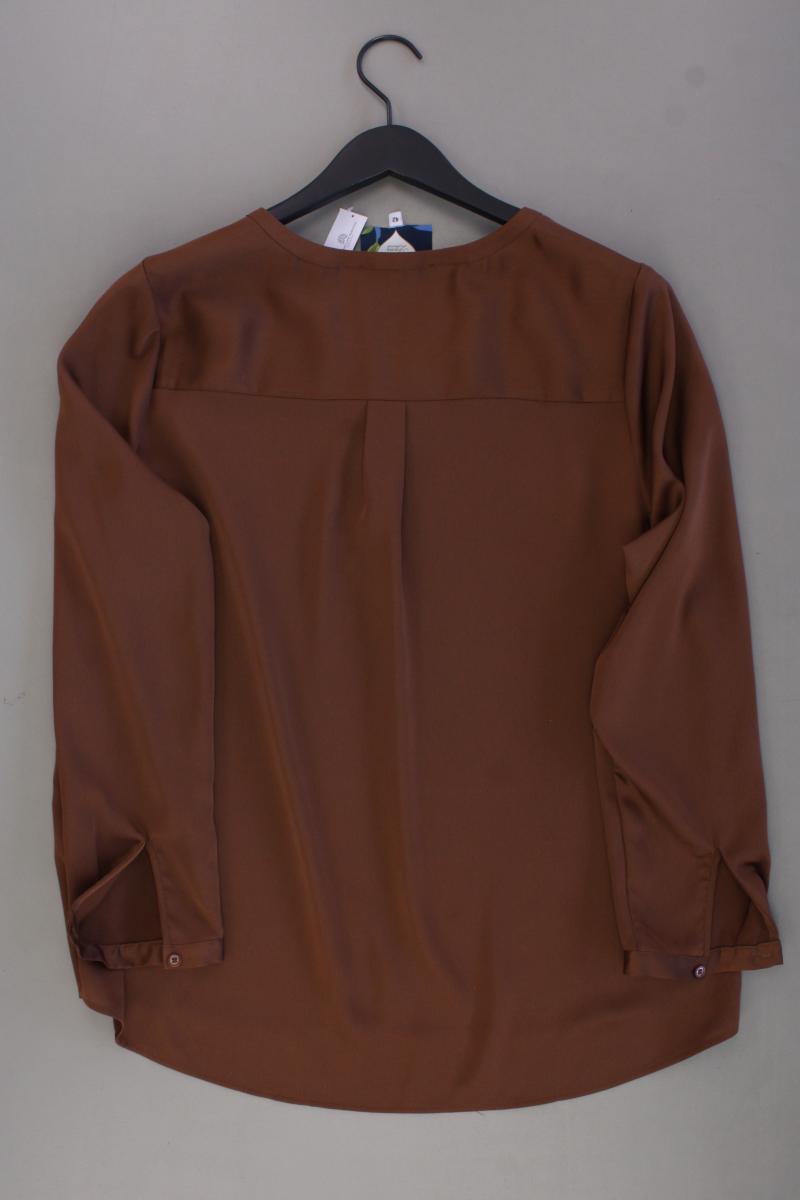 Anni For Friends Langarmbluse Gr. 42 neuwertig braun aus Polyester