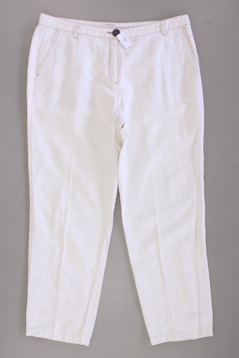 Marc Cain Hose Gr. 42 creme aus Baumwolle