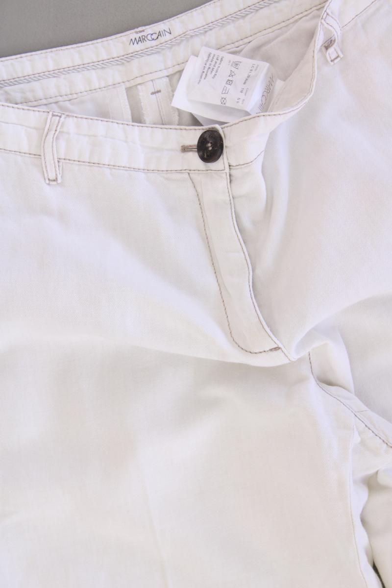 Marc Cain Hose Gr. 42 creme aus Baumwolle