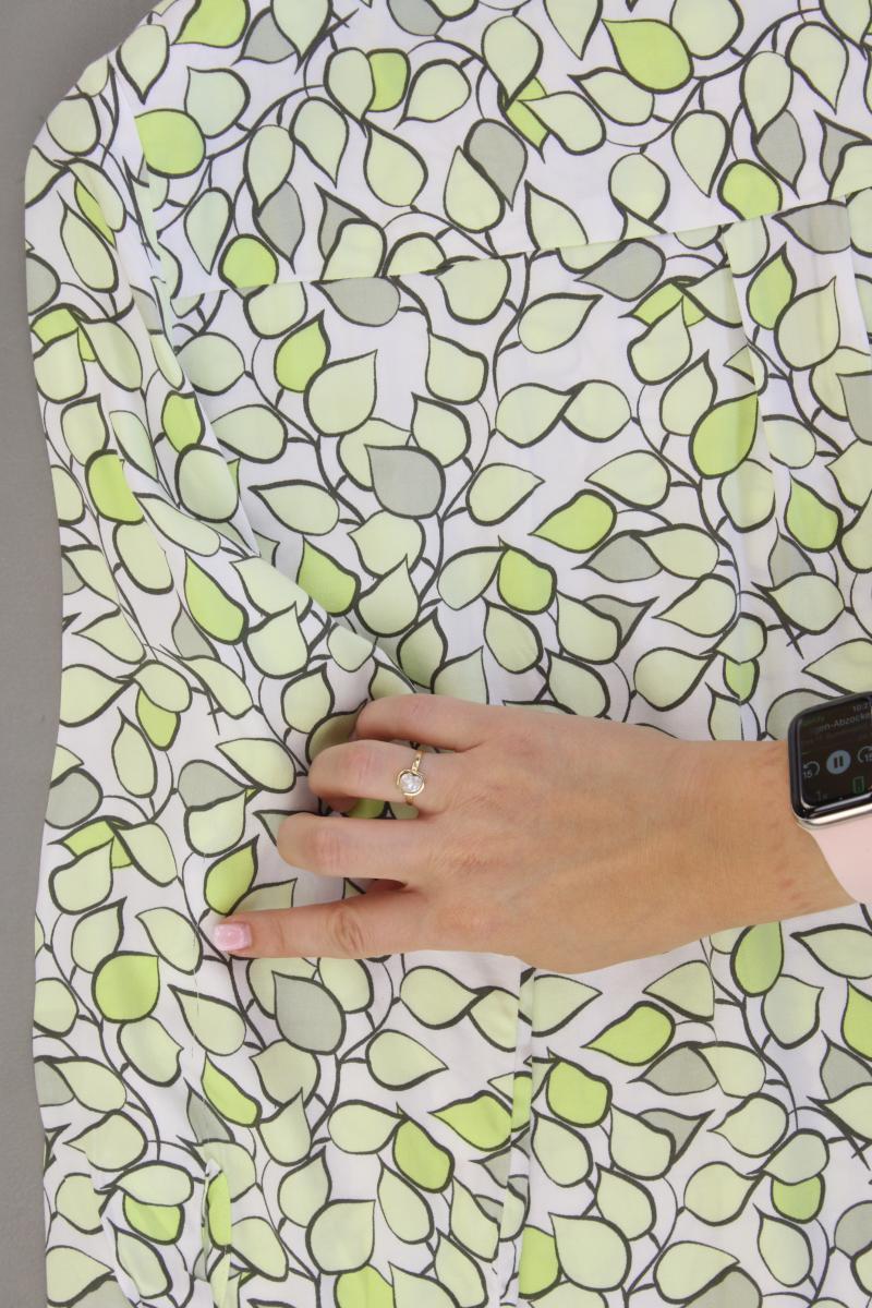 comma, Classic Bluse Gr. 38 3/4 Ärmel grün aus Viskose