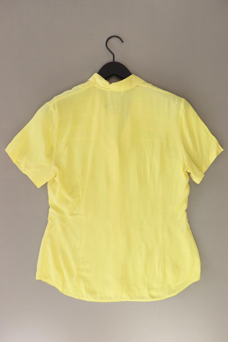 Cartoon Kurzarmbluse Gr. 40 Vintage gelb aus Baumwolle
