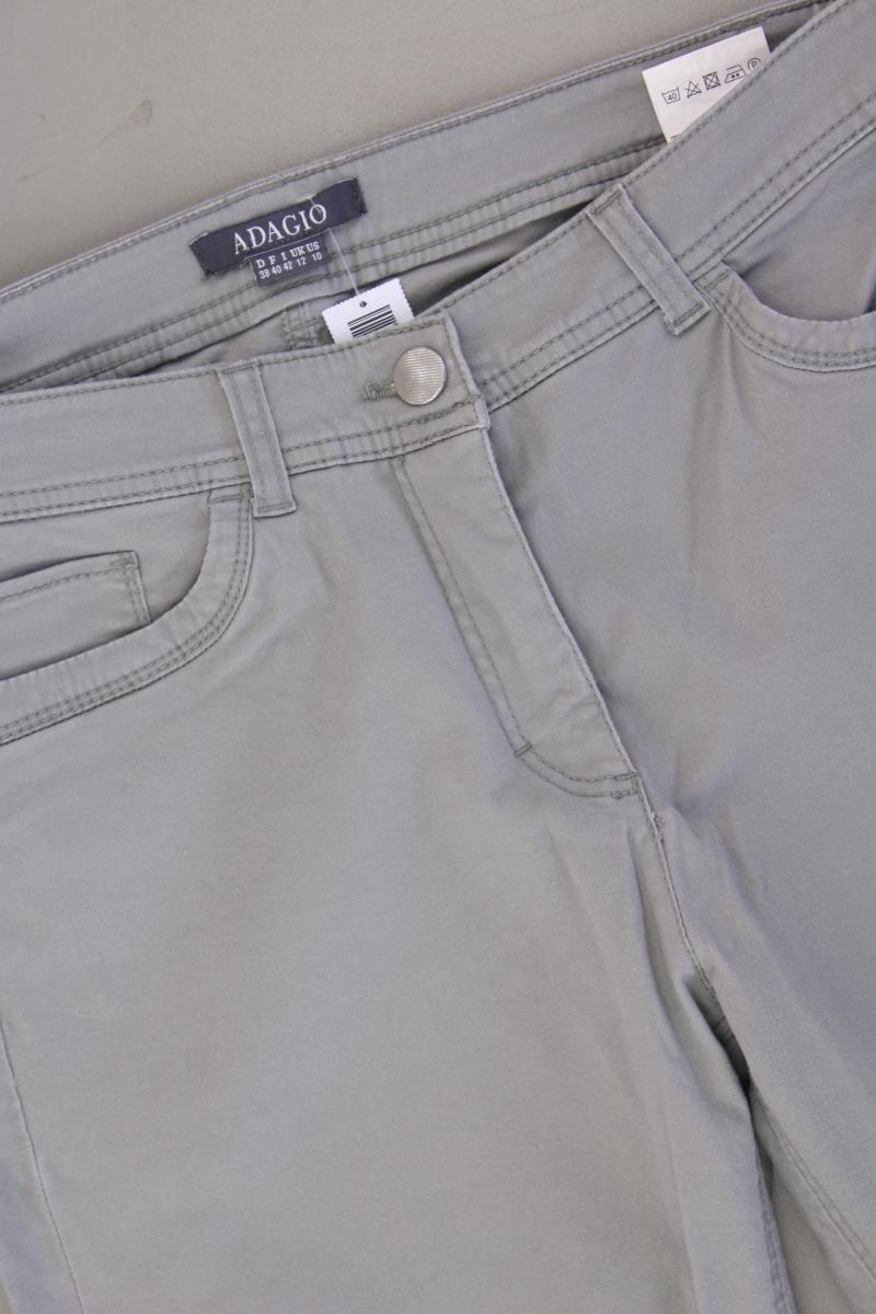 Adagio Five-Pocket-Hose Gr. 38 Modell Johanna grau aus Baumwolle