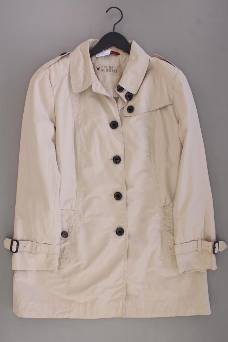 Fuchs Schmitt Trenchcoat Gr. 42 creme aus Baumwolle