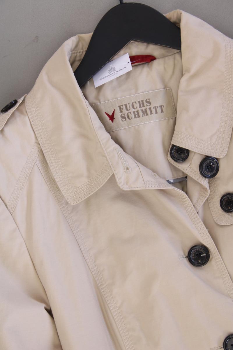 Fuchs Schmitt Trenchcoat Gr. 42 creme aus Baumwolle