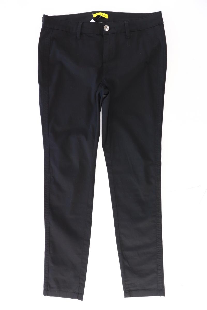 Street One Stoffhose Gr. 38 schwarz aus Baumwolle