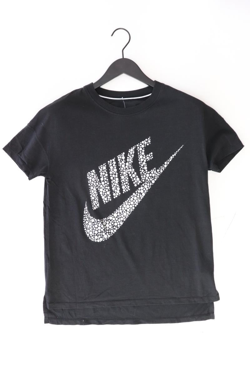 Nike Sportshirt für Herren Gr. M Kurzarm schwarz aus Modal