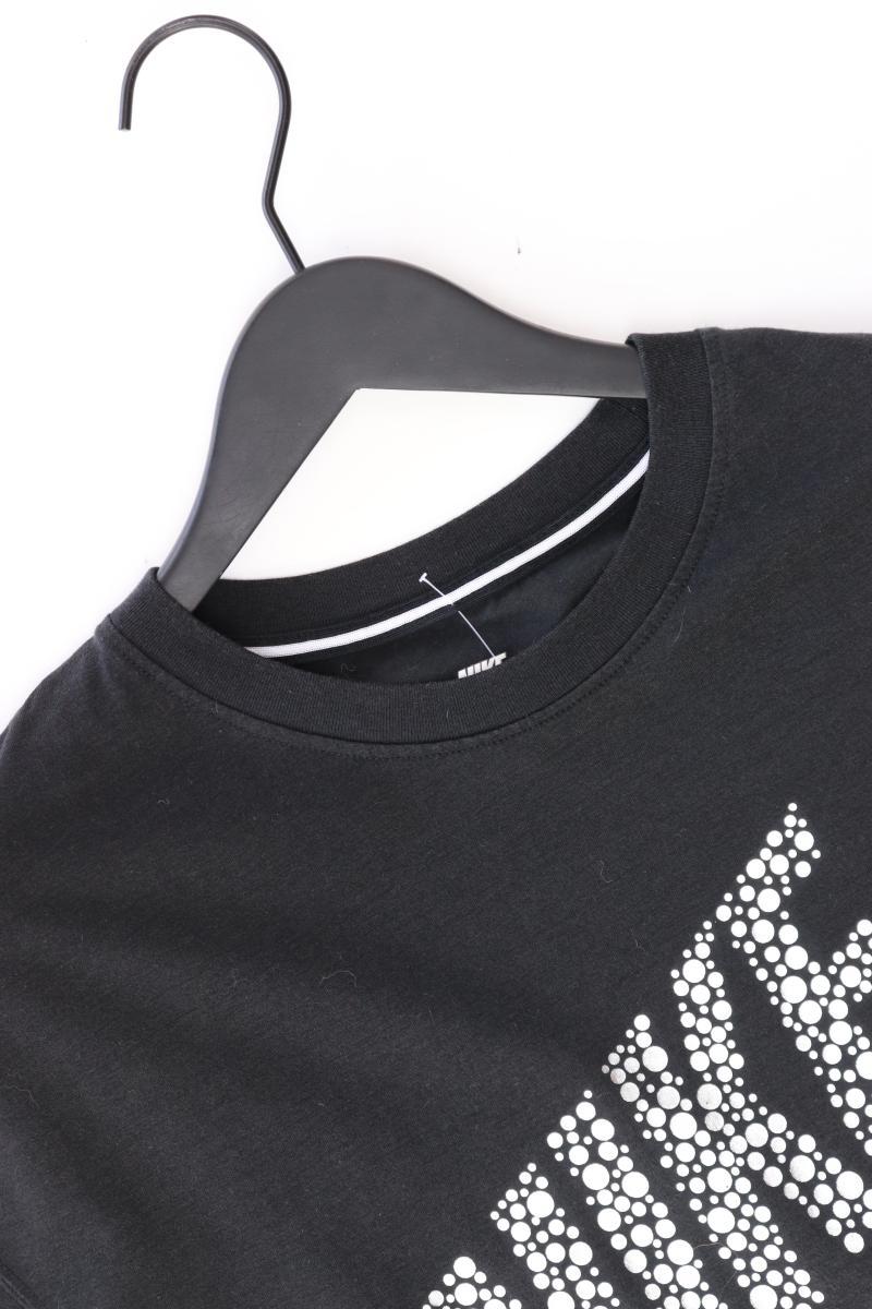 Nike Sportshirt für Herren Gr. M Kurzarm schwarz aus Modal