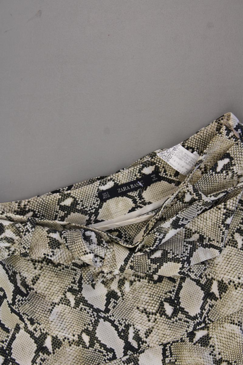 Zara Skort Gr. S mit Tierdruck neuwertig braun aus Polyester
