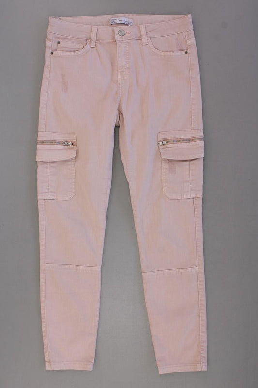 Bershka Cargo Jeans Gr. 38 rosa aus Baumwolle