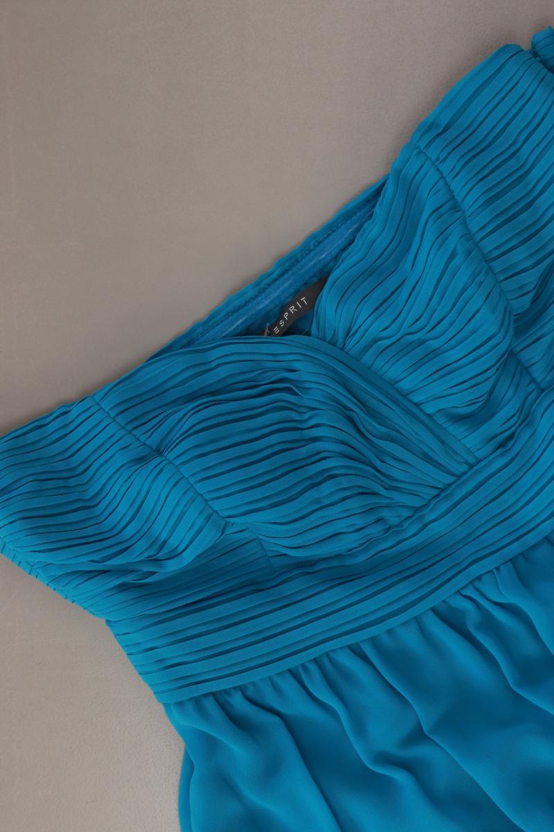 Esprit Bandeaukleid Gr. 36 Ärmellos blau aus Polyester
