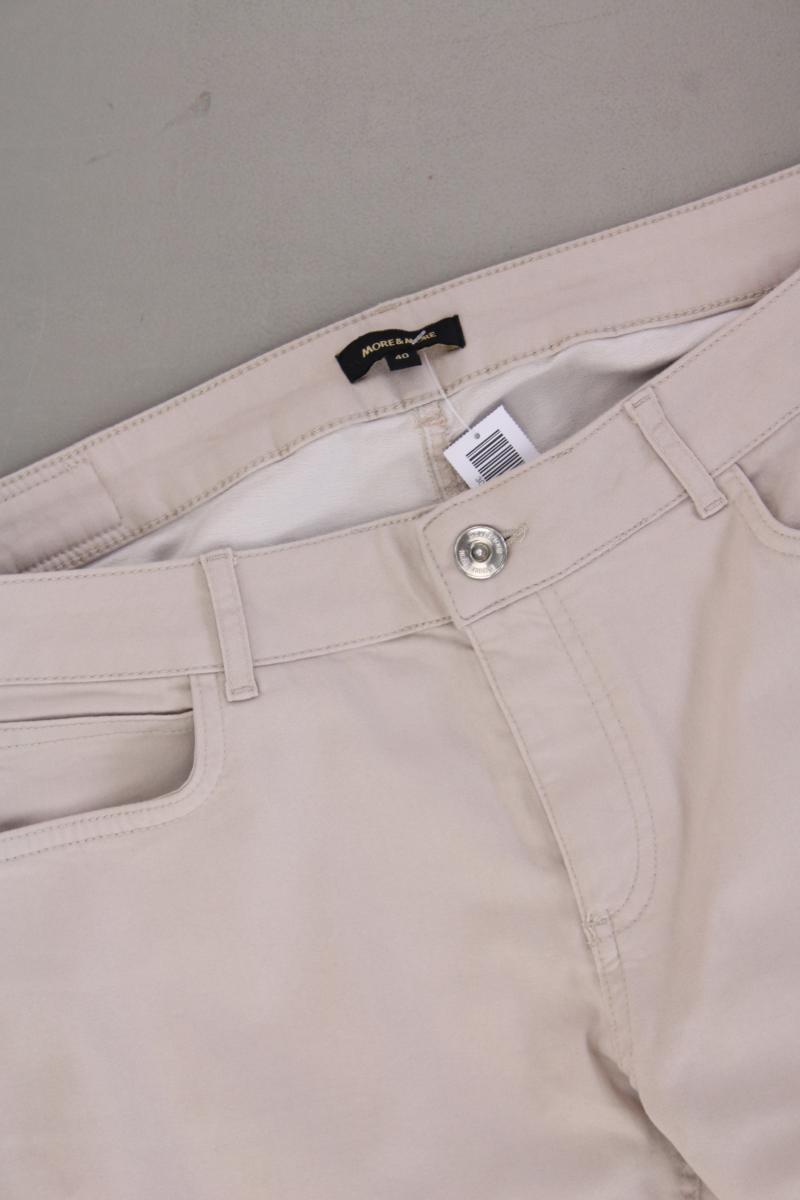 More&More Skinny Jeans Gr. 40 neuwertig creme aus Baumwolle