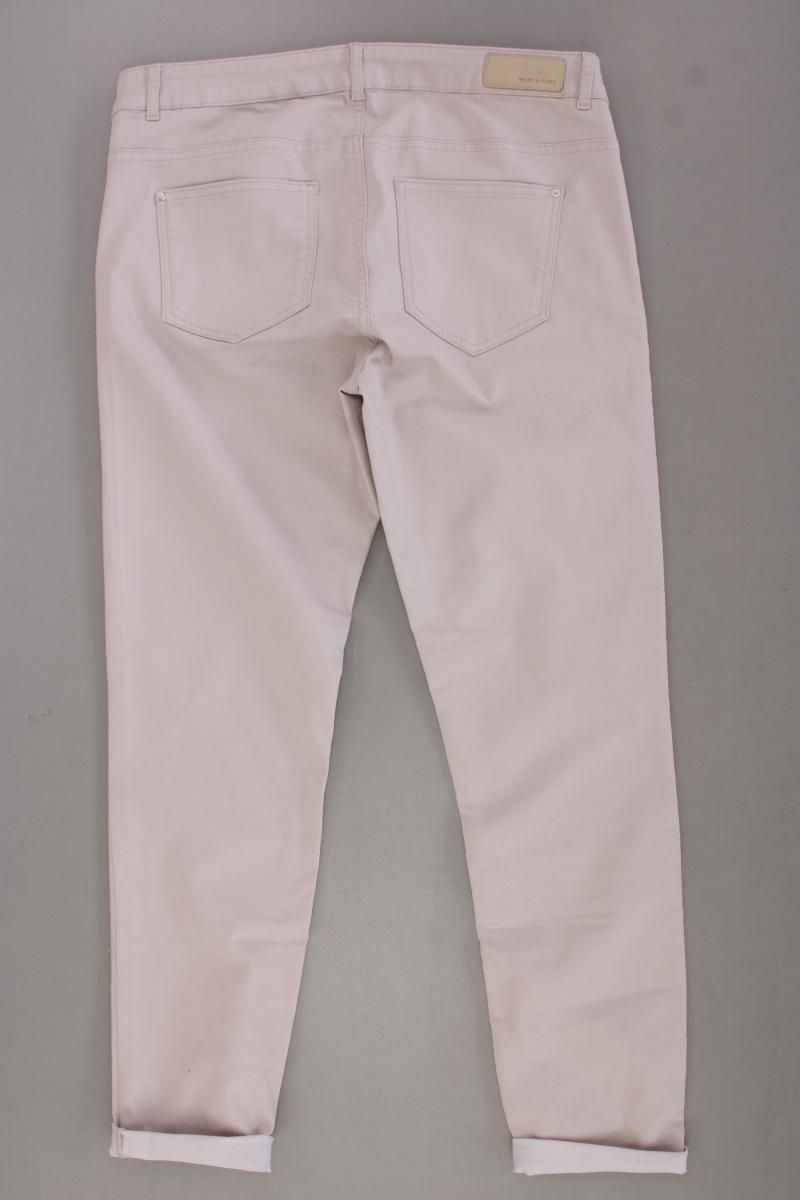 More&More Skinny Jeans Gr. 40 neuwertig creme aus Baumwolle