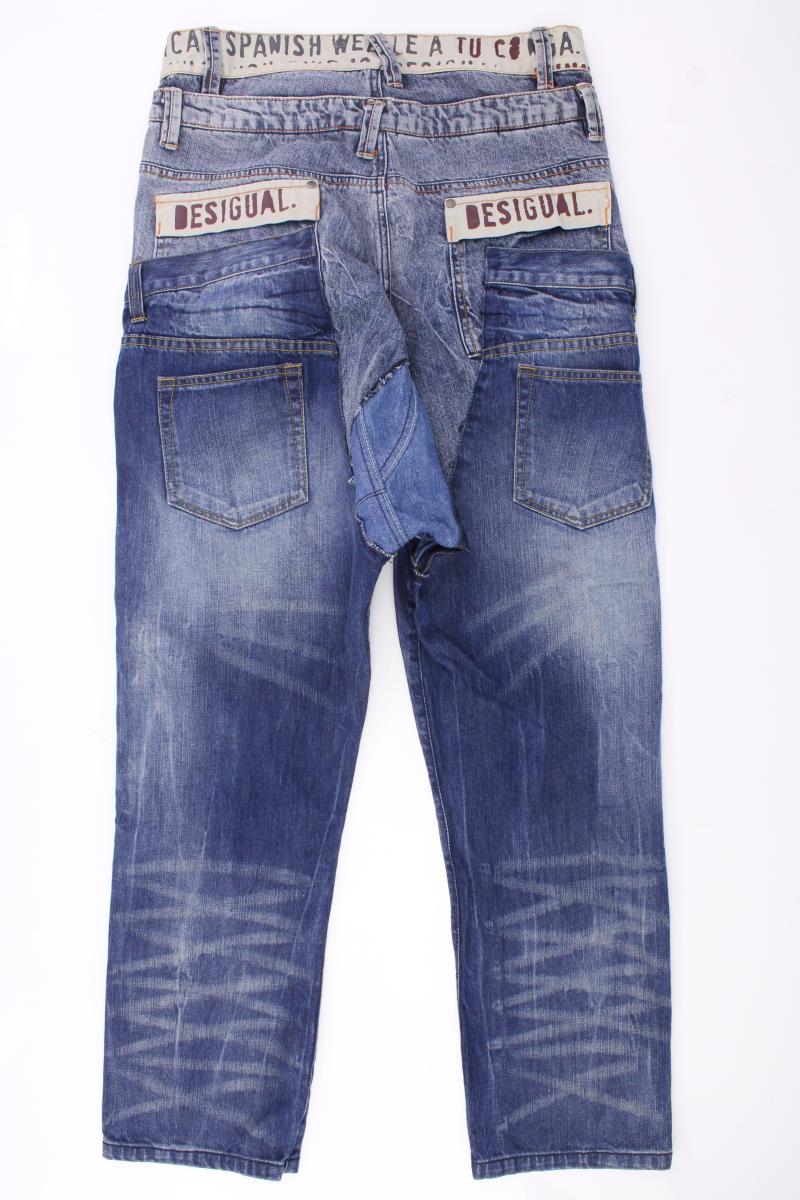 Desigual Baggy Jeans für Herren Gr. UK 42 (L) blau aus Baumwolle