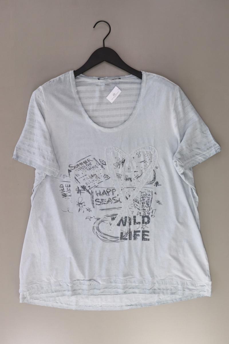 Cosima T-Shirt Gr. 48 Kurzarm blau aus Viskose