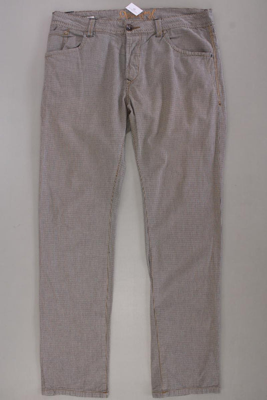 Desigual Hose für Herren Gr. 46 hahnentritt braun aus Baumwolle