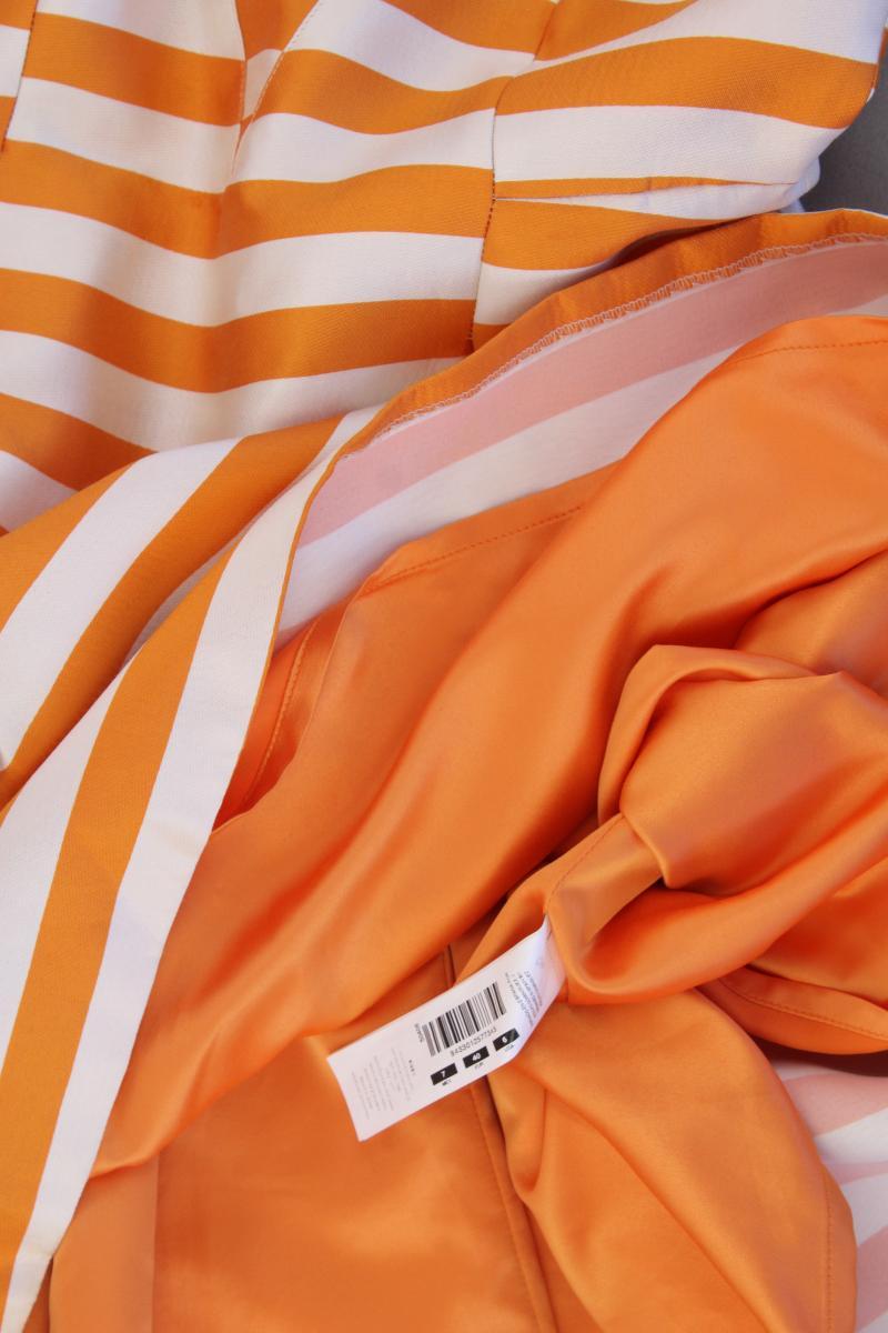 ADOLFO DOMINGUEZ Trägerkleid Gr. 40 gestreift orange aus Polyester