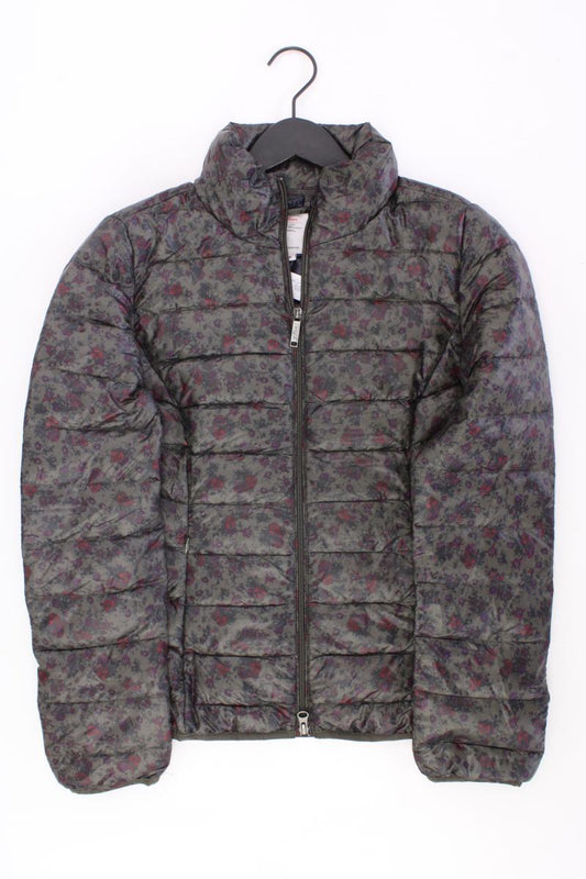 s.Oliver Daunenjacke Gr. 38 mit Blumenmuster neuwertig olivgrün aus Polyester