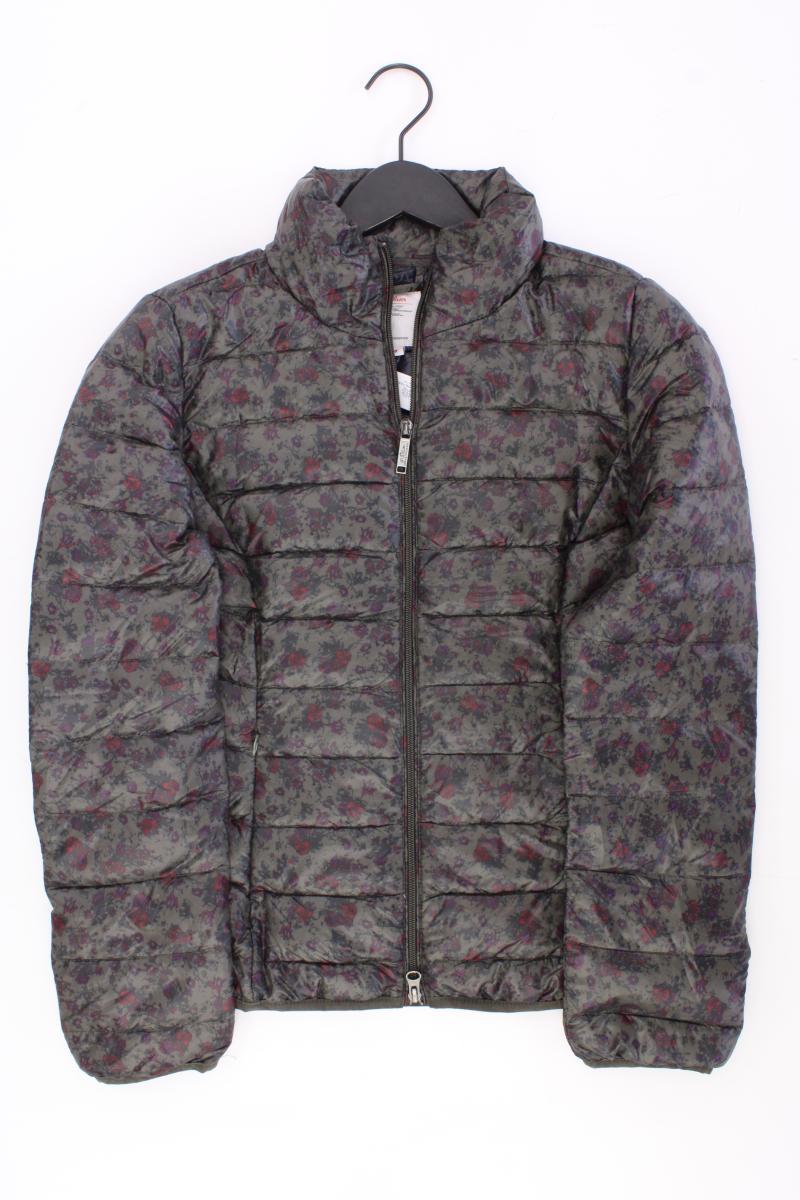 s.Oliver Daunenjacke Gr. 38 mit Blumenmuster neuwertig olivgrün aus Polyester