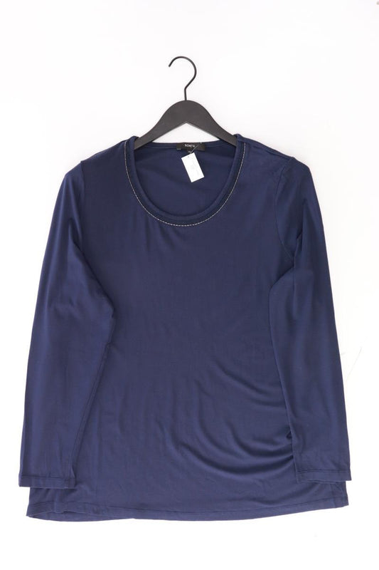 Bonita Longsleeve-Shirt Gr. XXL Langarm blau aus Viskose
