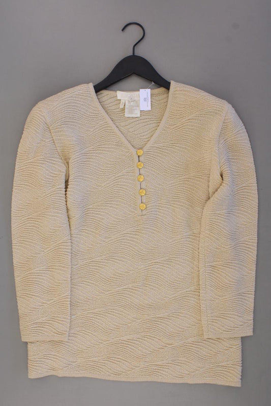 Escada Margaretha Ley Wollpullover Gr. 42 Vintage gold aus Schurwolle