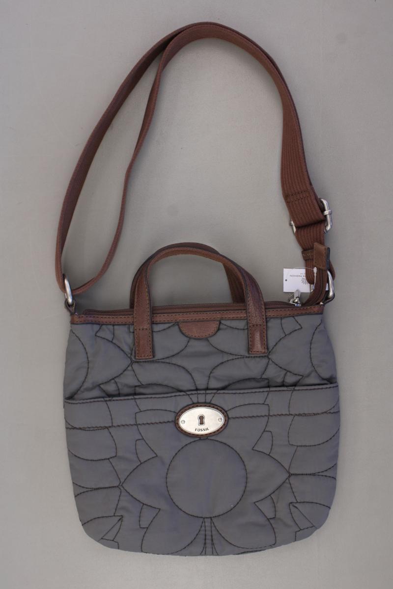 Fossil Schultertasche grau