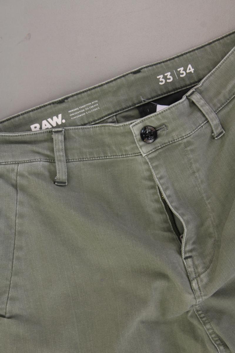 G-Star RAW Straight Jeans für Herren Gr. W33/L34 olivgrün aus Baumwolle