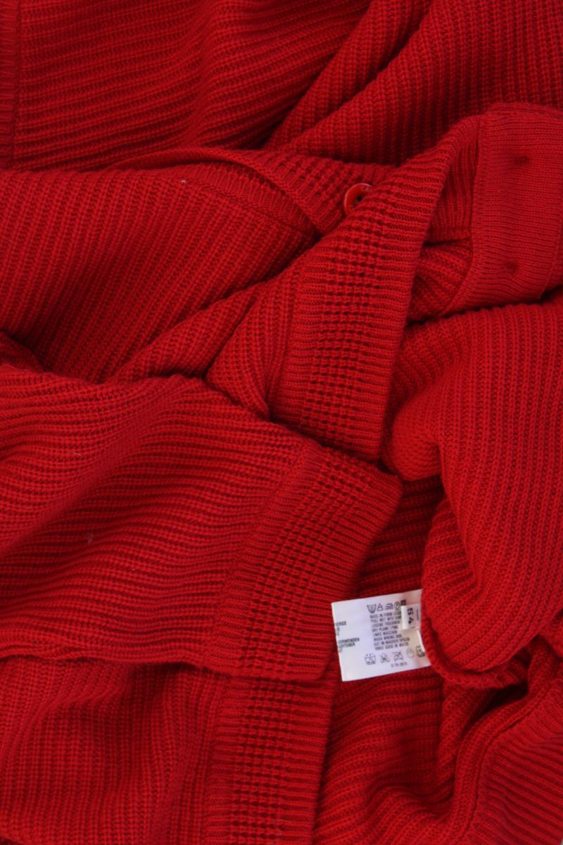 Carlo Colucci Strickjacke für Herren Gr. 54 Langarm Vintage rot aus Schurwolle