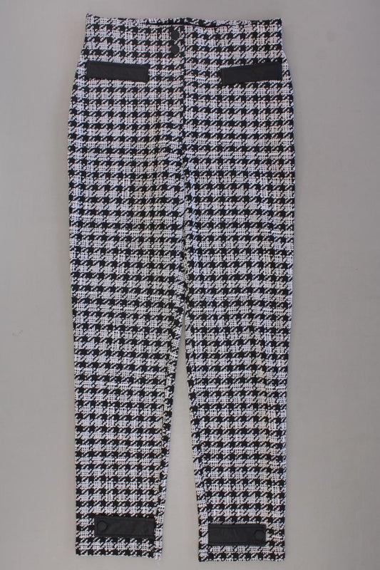 Rinascimento Stoffhose Gr. L hahnentritt neuwertig schwarz aus Polyester