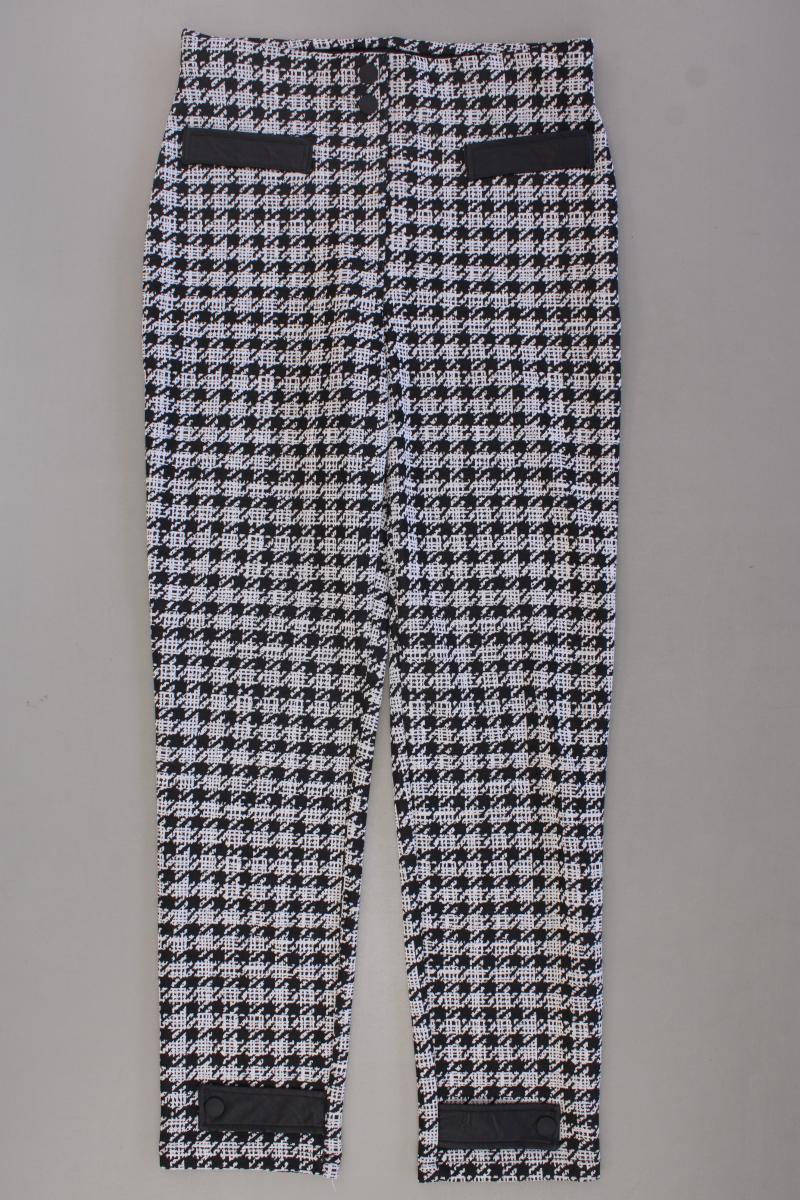 Rinascimento Stoffhose Gr. L hahnentritt neuwertig schwarz aus Polyester