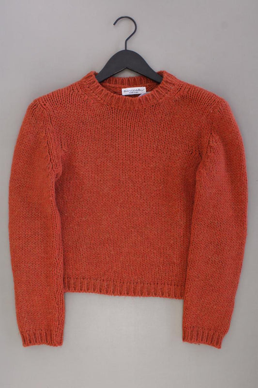 Blu Bianco Grobstrickpullover Gr. S orange aus Polyacryl