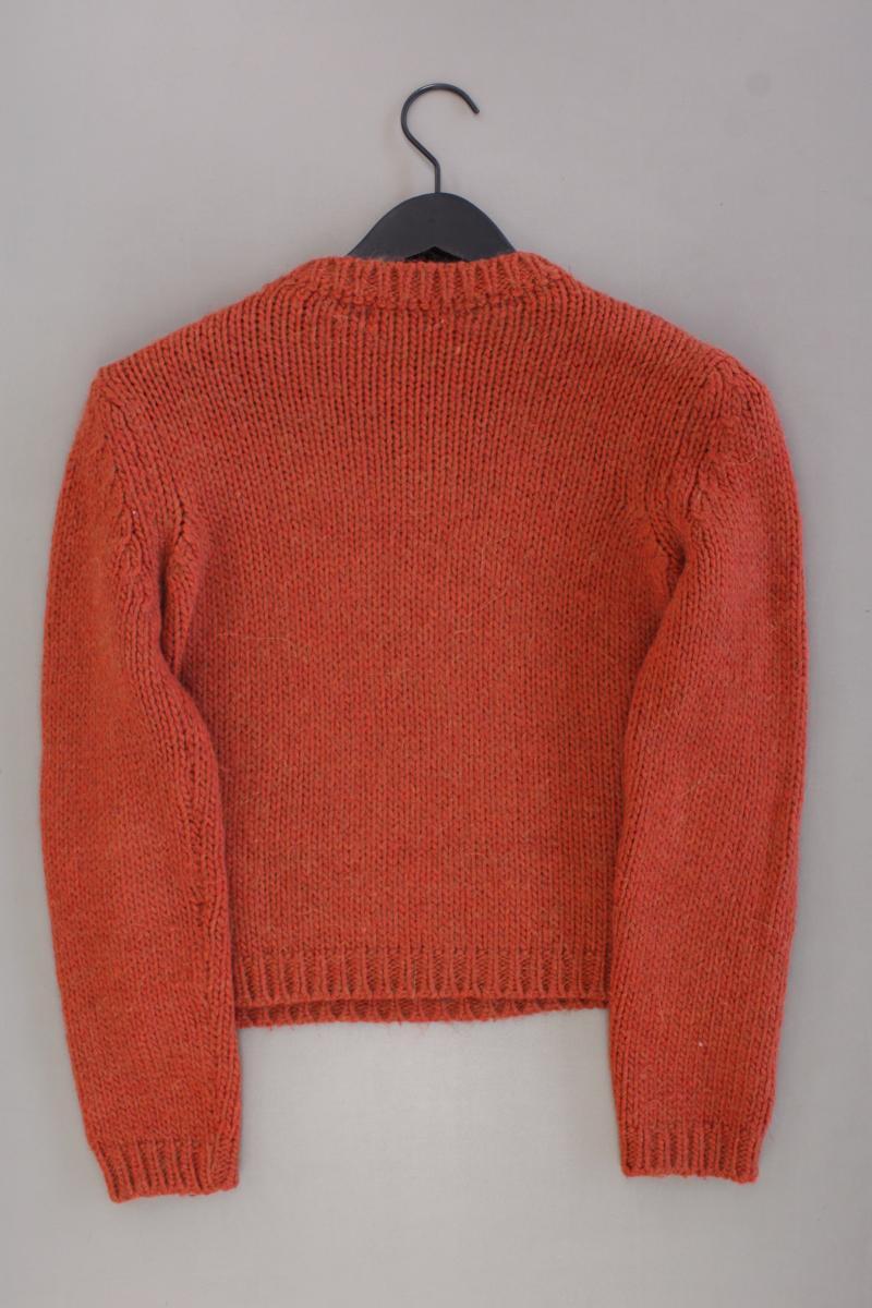 Blu Bianco Grobstrickpullover Gr. S orange aus Polyacryl