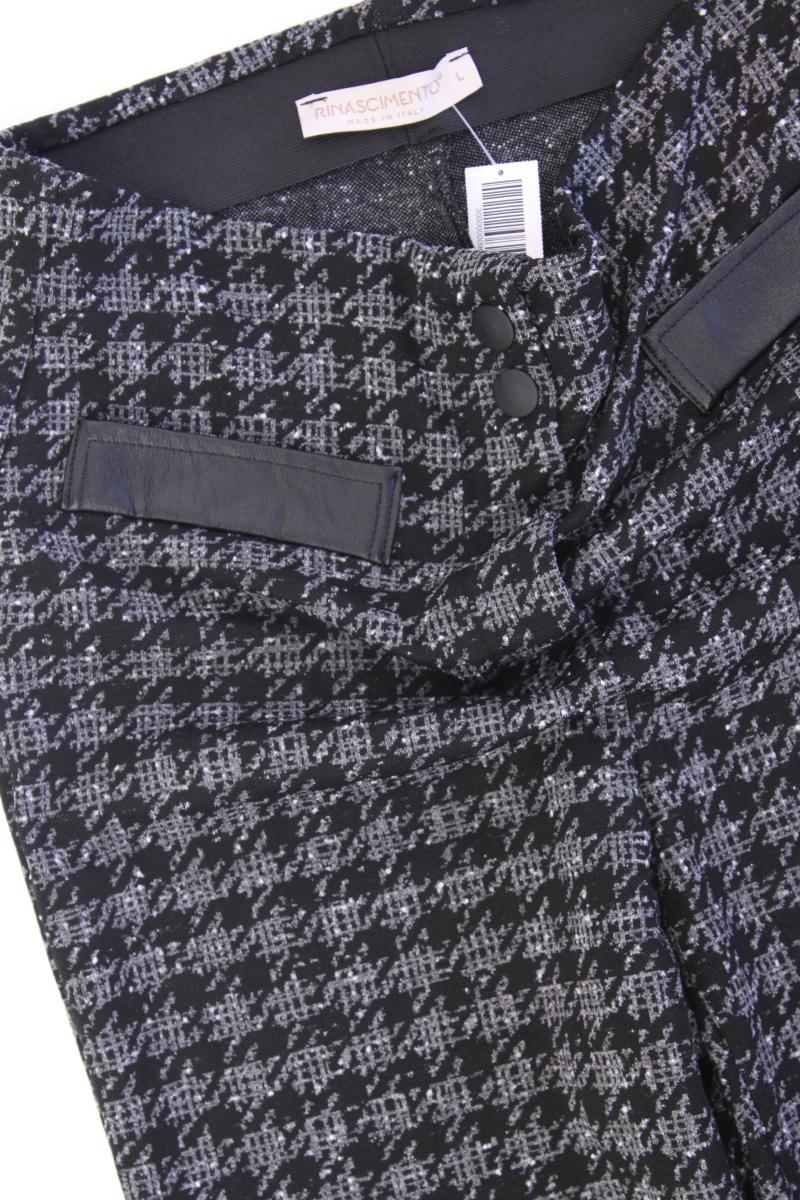 Rinascimento Stoffhose Gr. L hahnentritt grau aus Polyester