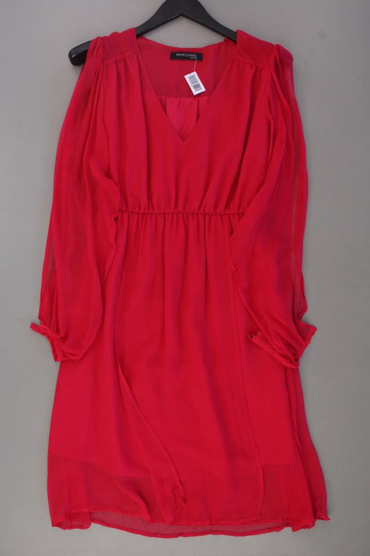 Marciano Guess Chiffonkleid Gr. 40 Langarm pink aus Seide