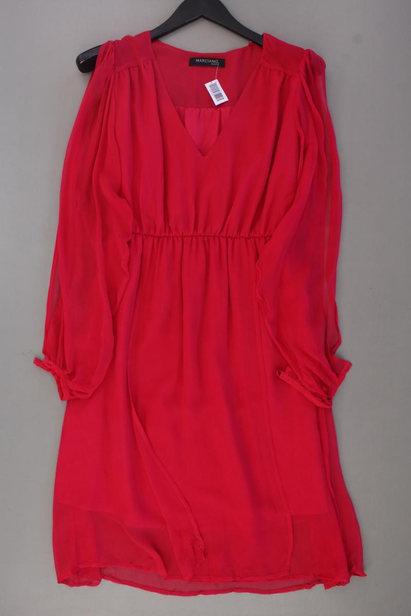 Marciano Guess Chiffonkleid Gr. 40 Langarm pink aus Seide