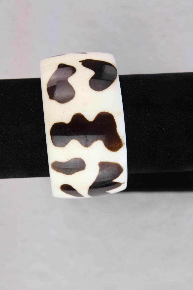 Armband mit Tierdruck creme