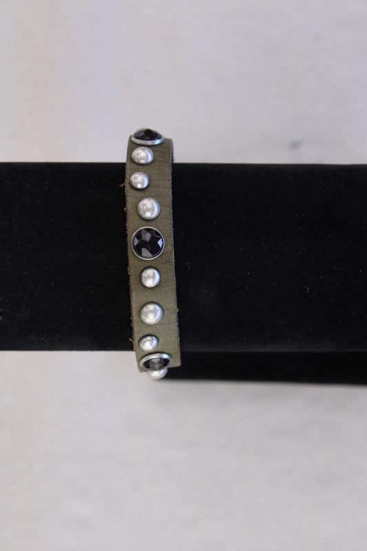 Armband olivgrün