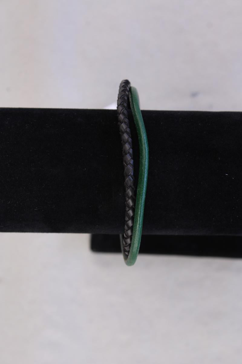 Armband schwarz aus Leder