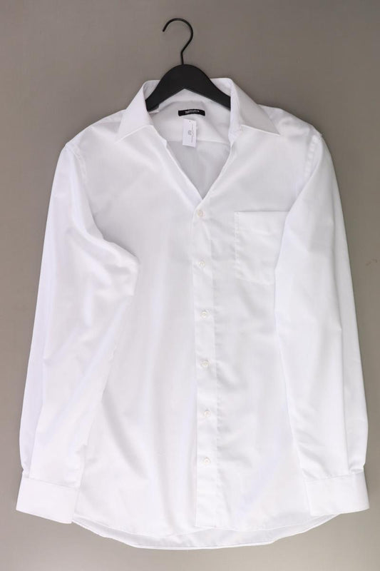 Walbusch Langarmhemd für Herren Gr. Hemdgröße 40 weiß aus Baumwolle