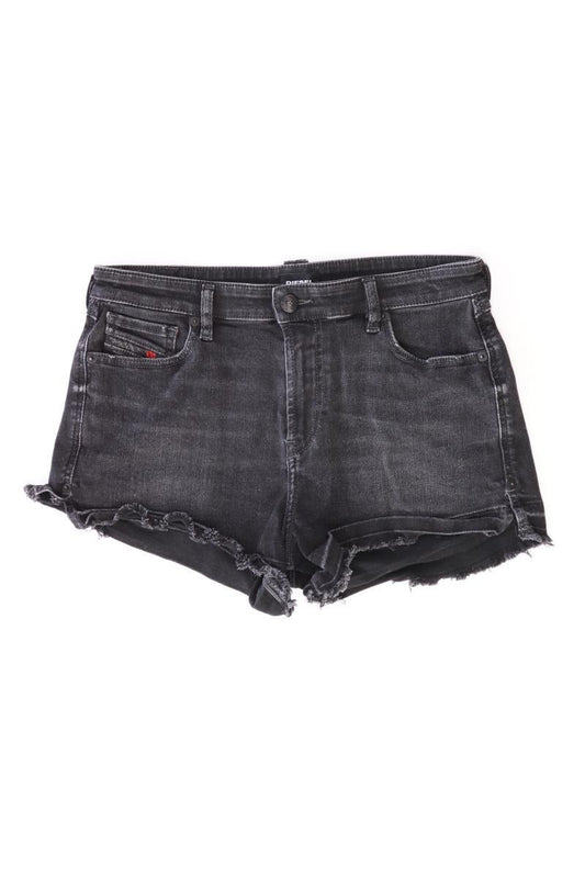 Diesel Jeansshorts Gr. W26 schwarz aus Baumwolle