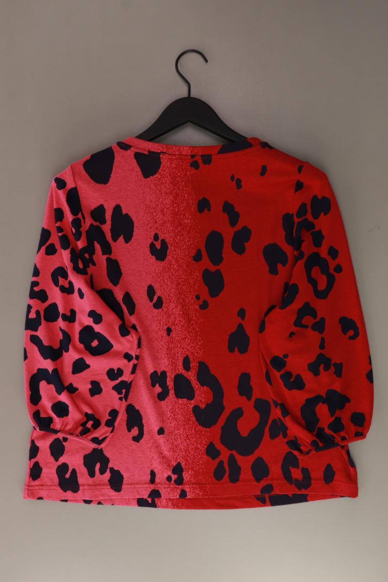 Street One Printshirt Gr. 42 mit Tierdruck 3/4 Ärmel rot aus Polyester
