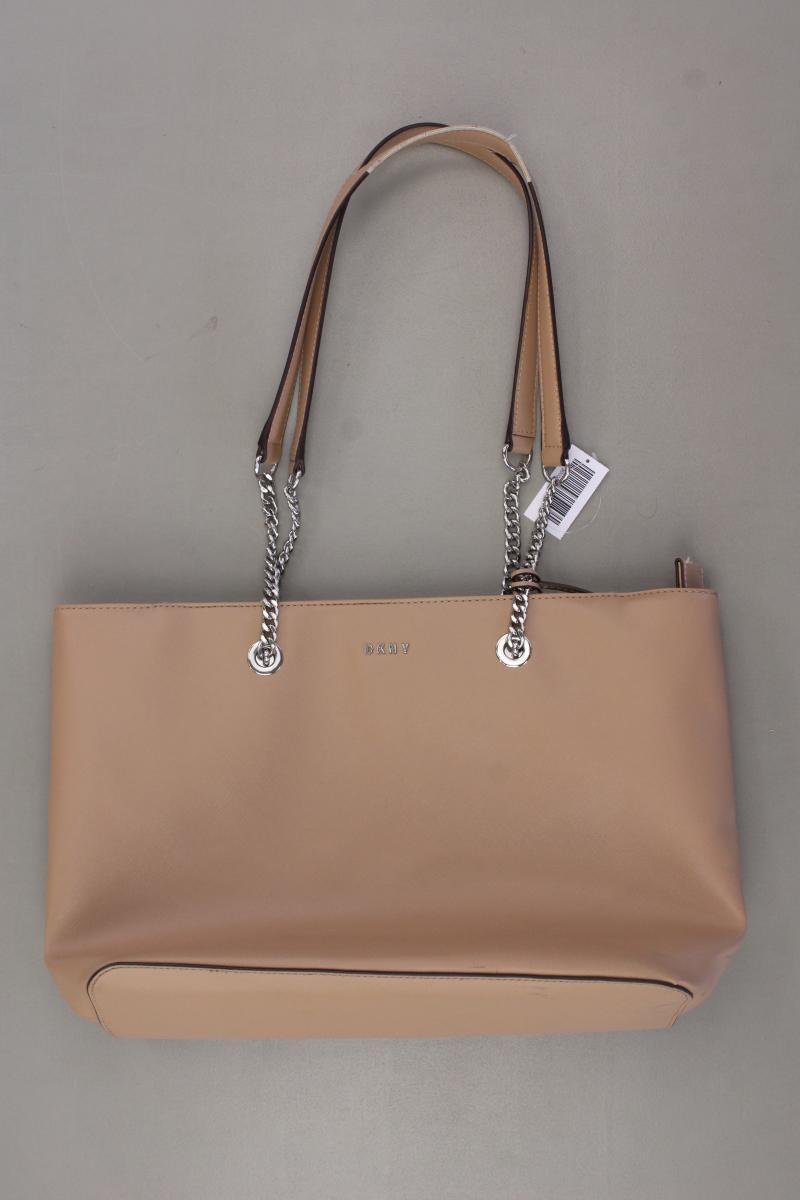 DKNY Schultertasche creme aus Kunstleder