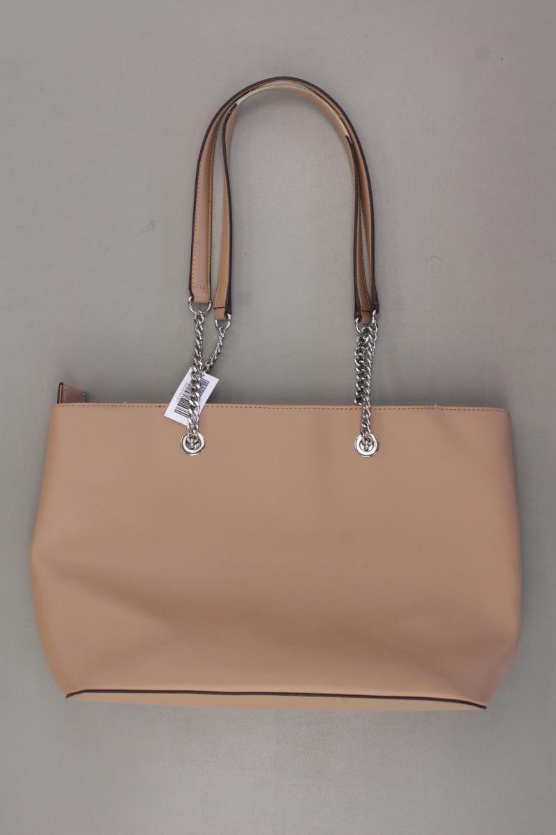 DKNY Schultertasche creme aus Kunstleder