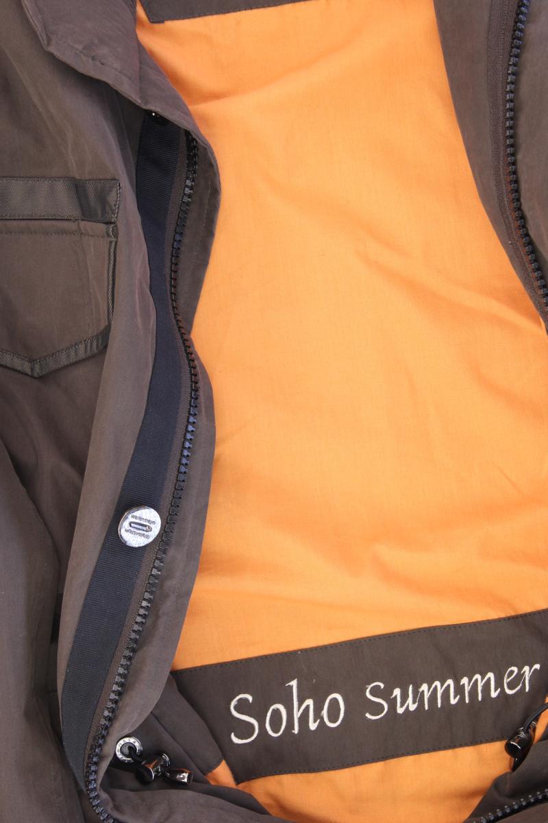 Wellensteyn Kapuzenjacke Modell Soho Summer für Herren Gr. M braun aus Baumwolle