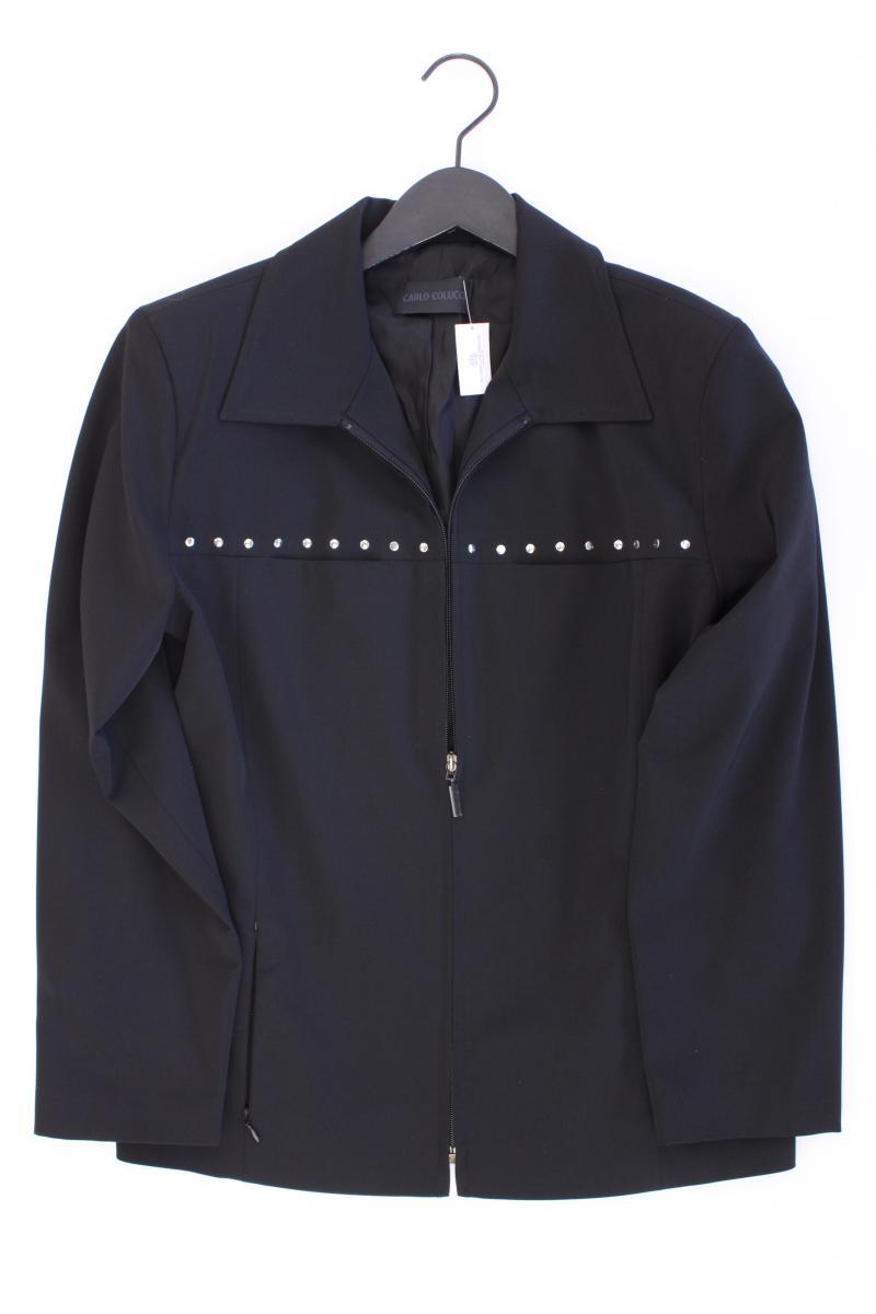 Carlo Colucci Übergangsjacke Gr. 40 neuwertig mit Nieten Vintage schwarz
