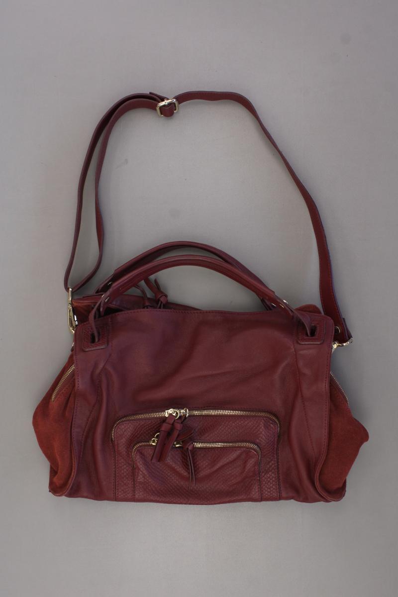 minelli Henkeltasche rot aus Leder