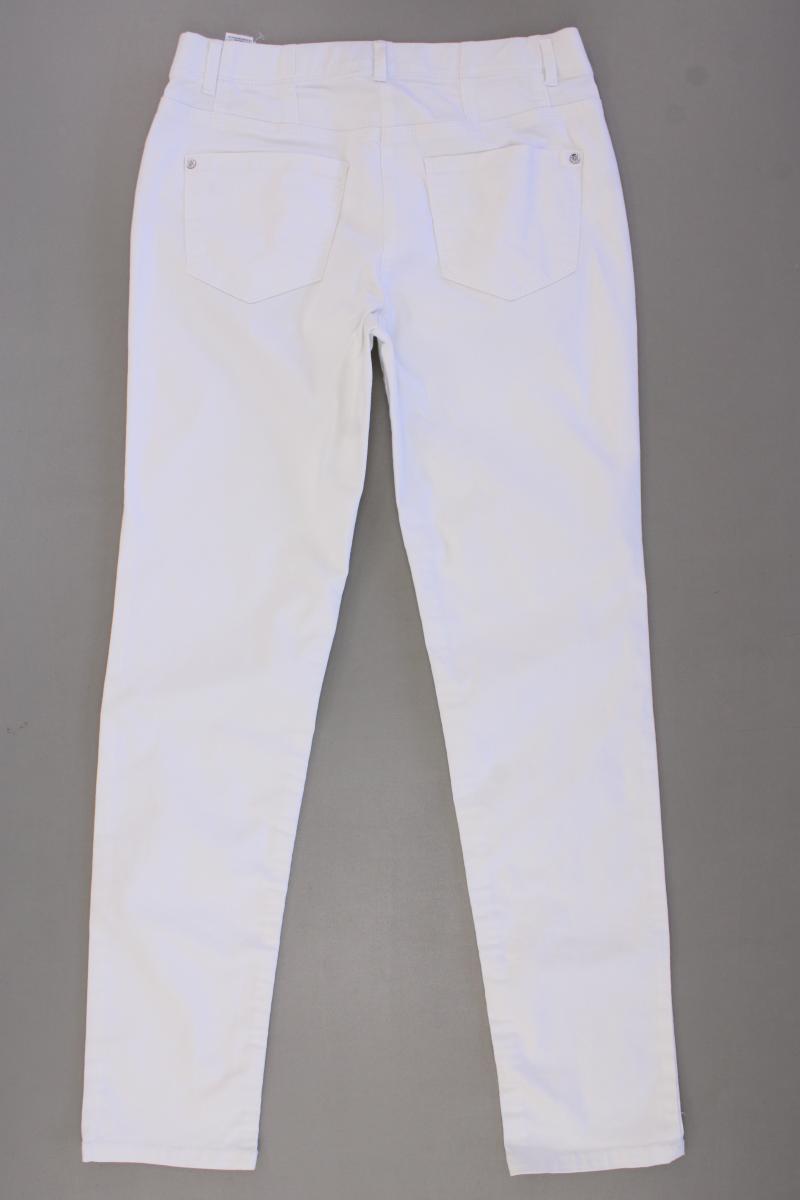 Adagio Skinny Jeans Gr. 38 weiß aus Baumwolle