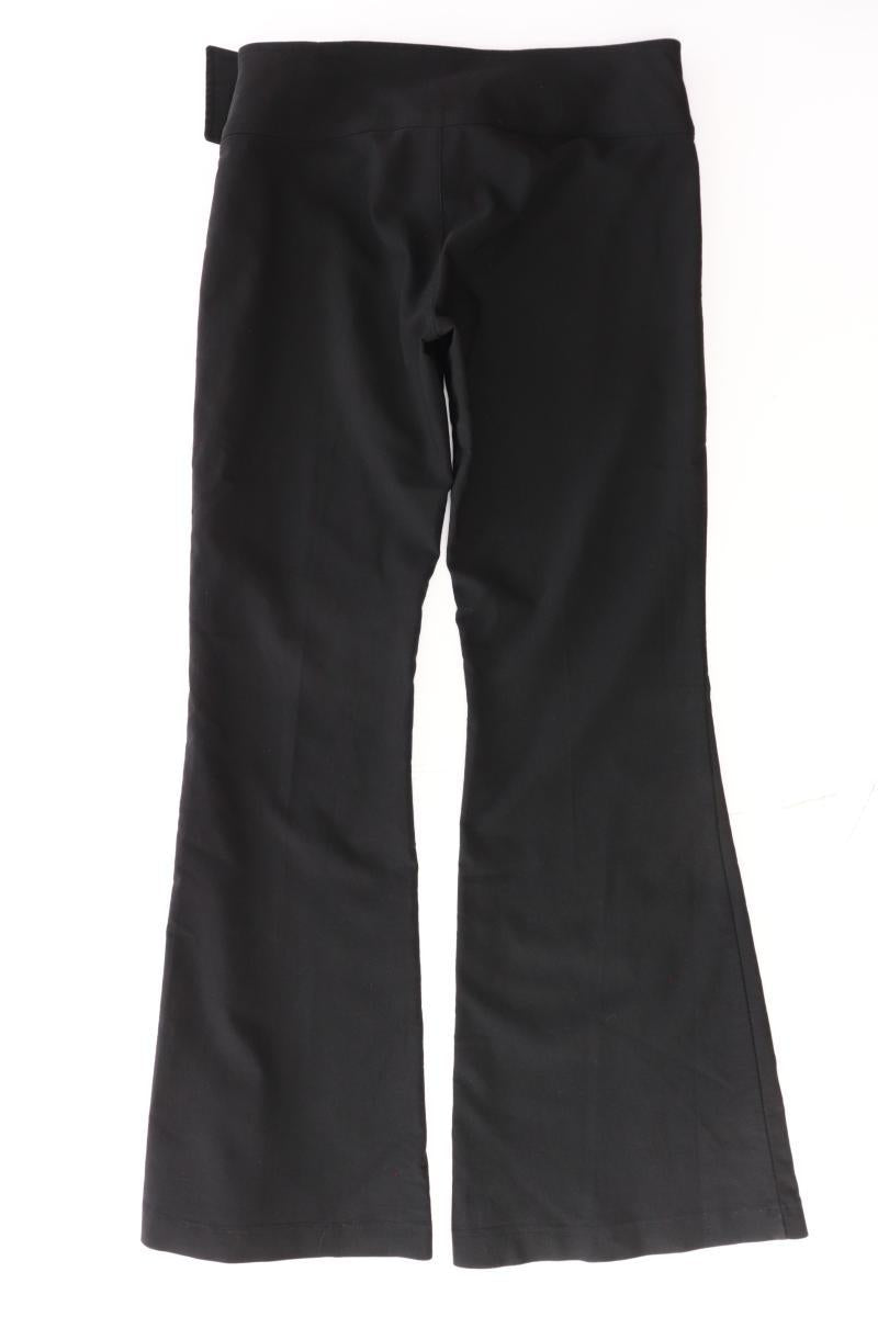 Hose Gr. 38 mit Gürtel Vintage schwarz aus Polyester